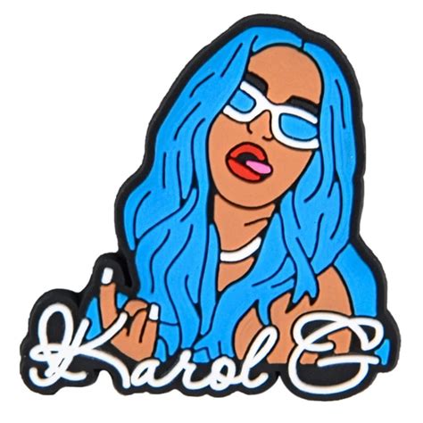 Karol G SVG, La Bichota, Karol G Sunglasses Blue Hair PNG, SVG, Eps Files, Cricut, Digital ...