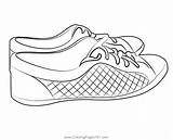 Canvas Shoes Coloring Page For Kids  Free Printable sketch template