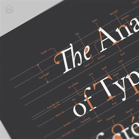 The Anatomy of Typography Poster Font Design Typography | Etsy