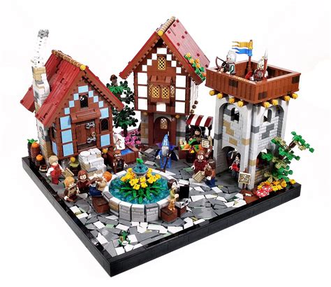 Medieval Village | Lego knights, Lego, Lego village