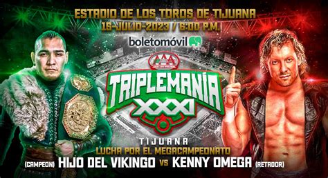 Results From AAA Triplemania: Tijuana - El Hijo del Vikingo vs. Kenny Omega