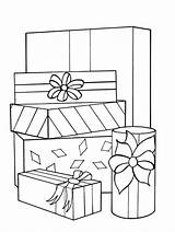 Presents Coloring Pages  Best For Kids sketch template