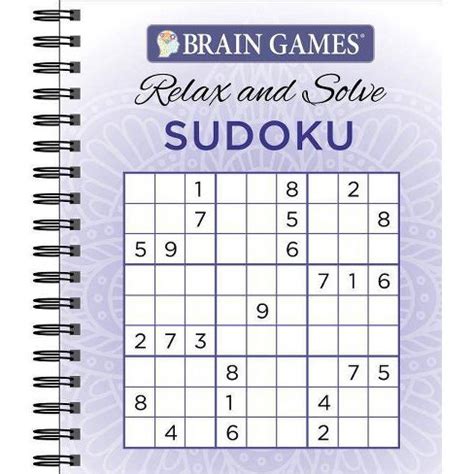 Brain Games Relax N Solve Sudoku Puzzles - (Spiral_bound) : Target