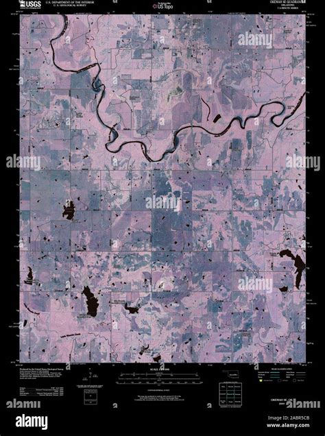 Map of okemah oklahoma hi-res stock photography and images - Alamy