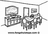 Living Room Coloring Page Of Table Sketch sketch template