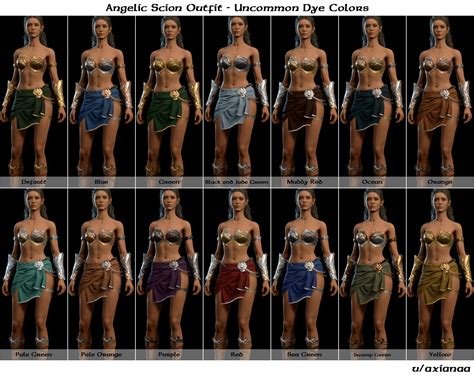 40 Dyes on Angelic Scion Outfit : r/BaldursGate3