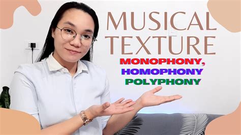 Texture in Music//Monophony, Homophony, Polyphony - YouTube