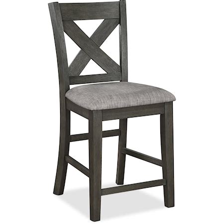 Crown Mark Rufus 2718S-24 Transitional Counter-Height Dining Stool | A1 Furniture & Mattress ...