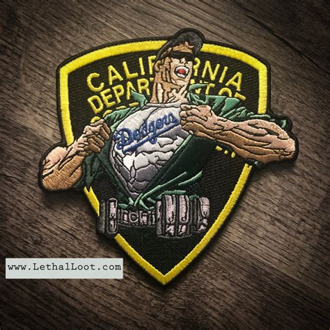 CDCR Dodger Sports Fan Velcro Patch | Tactical Tommy