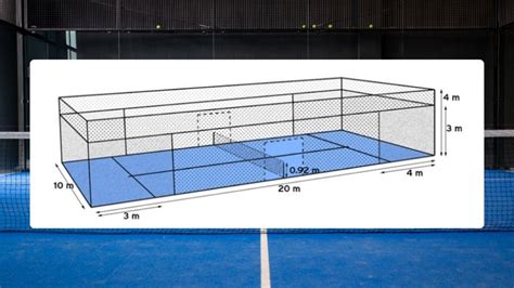 What is the size of a Padel Court? - Padel Court Dimensions