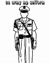 Security Guard Coloring Pages sketch template