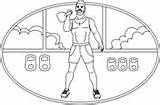 Weight lifting coloring Pages  Free Coloring sketch template