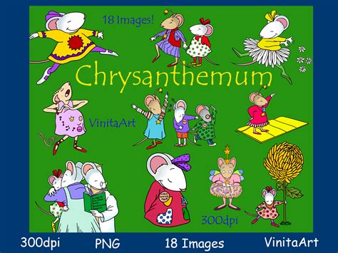 Chrysanthemum Book Coloring Pages