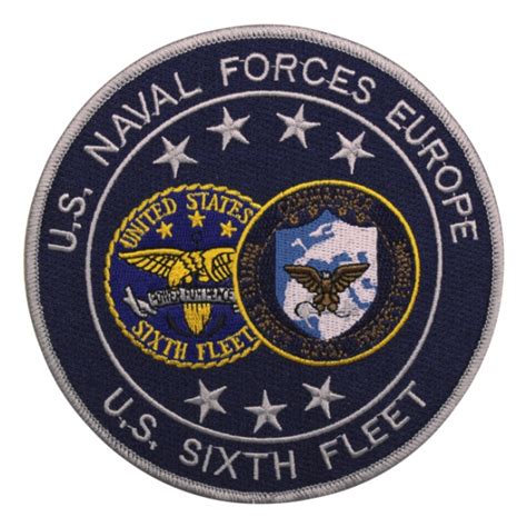 Naval Forces Europe Sixth Fleet Patch | Flying Tigers Surplus