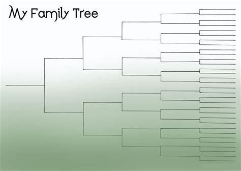 Free Editable Family Tree Template - Daily Roabox