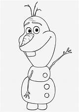 Olaf Face Frozen Coloring Page sketch template