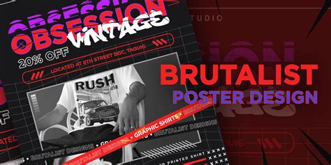 BRUTALIST POSTER DESIGN | Figma