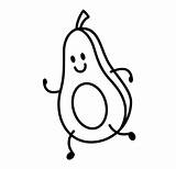 Avocado Coloring Pages  Best For Kids sketch template