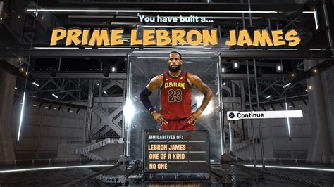 LEBRON JAMES BUILD NBA 2K20!! PRIME LEBRON BUILD IS A DEMIGOD NBA 2K20 ...