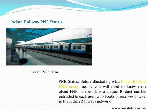 PPT - Indian Railway PNR Status PowerPoint Presentation, free download ...