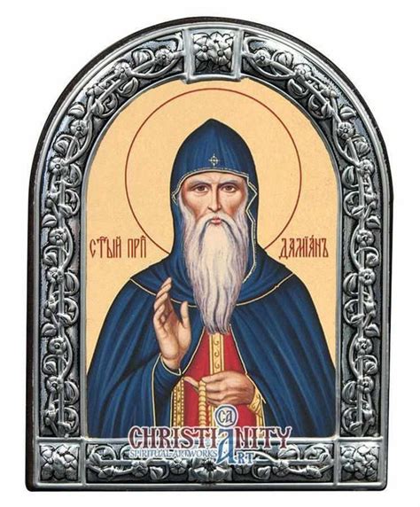 Saint Damian (Metallic icon - MC Series)– Christianity Art