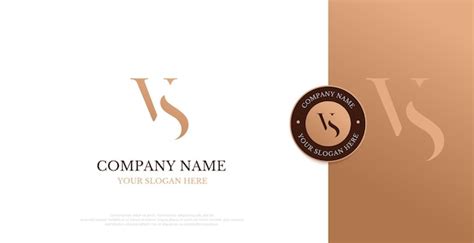 Premium Vector | Initial vs logo design vector