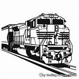 Freight Train Coloring Pages  Free & Printable sketch template