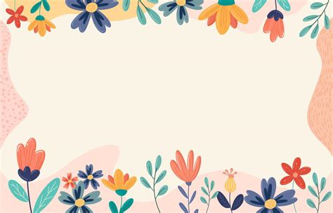 Cute Floral Background 1879268 Vector Art at Vecteezy