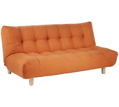 Buy Habitat Kota 3 Seater Fabric Sofa Bed - Orange | Sofa beds | Argos | Sofa bed orange, Fabric ...