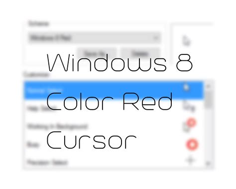 Windows 8/10/Metro Red Cursor by Oi-Im-Sad on DeviantArt