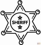 Sheriff Badge coloring Page  Free Printable Coloring Pages sketch template