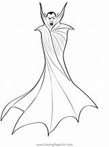 Dracula Coloring Pages sketch template