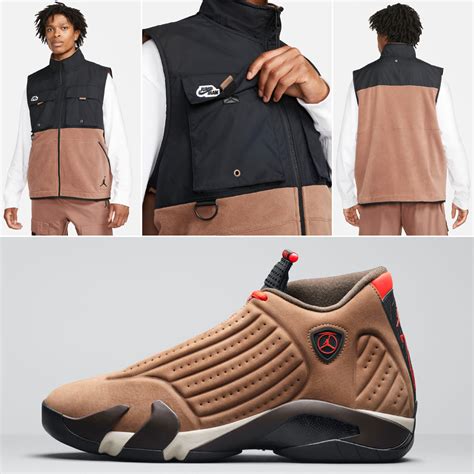 Air Jordan 14 Winterized Vest Jacket Outfit