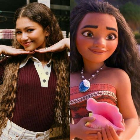 Zendaya as Moana