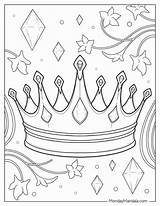 37 Crown Coloring Pages Free PDF Printables sketch template