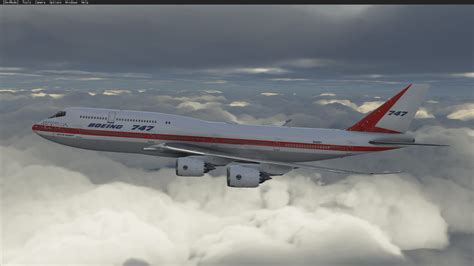 Boeing 747-8i Prototype Livery and United Airlines 1980's Livery (3) - Flight Simulator Addon / Mod