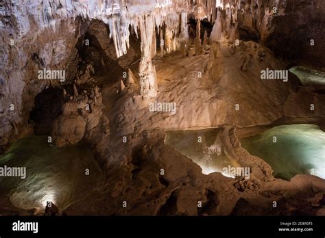 Beautiful Jura natural underground caves in France Stock Photo - Alamy