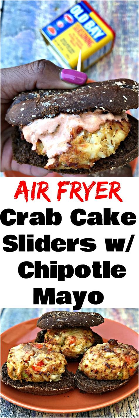 Air Fryer Fifteen Minute Old Bay Crab Cake Sliders is a quick and easy, healthy, low-calorie air ...