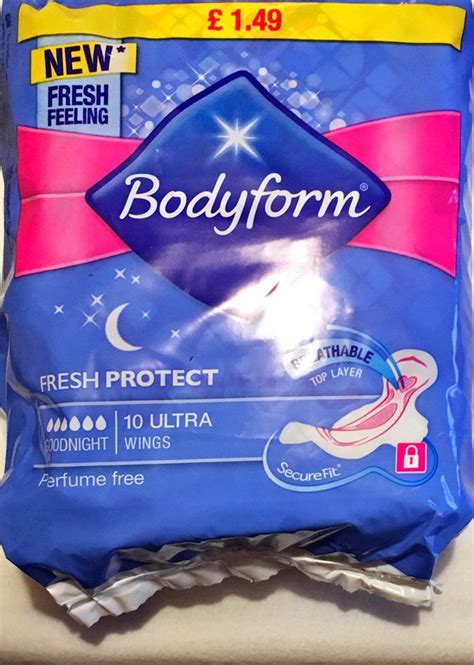 Bodyform sanitary pads in 2023 | Sanitary pads, Free perfume, Sanitary