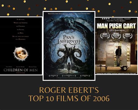 Roger's Top Ten Lists: Best Films of 2006 | Chaz's Journal | Roger Ebert