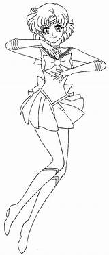 Sailor Mercury Coloring Pages Sketch Page sketch template