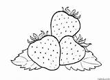Coloring Pages Strawberry sketch template
