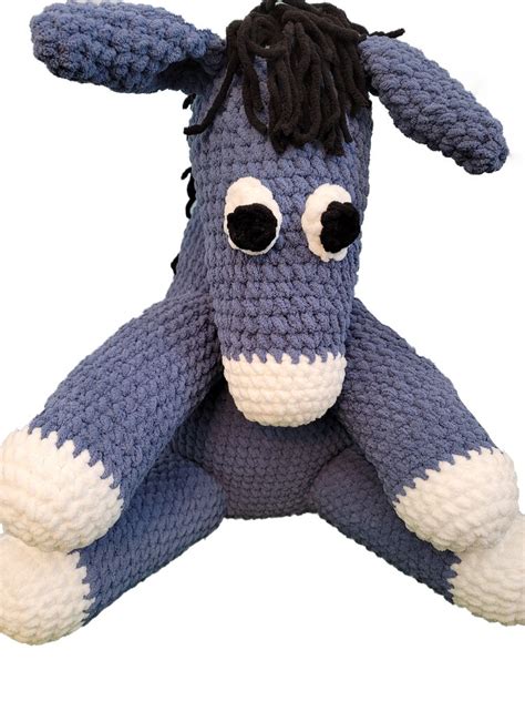 Archie the Donkey Plush Toy Crochet Pattern