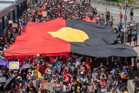 Thousands protest Australia Day in solidarity with indigenous people ...