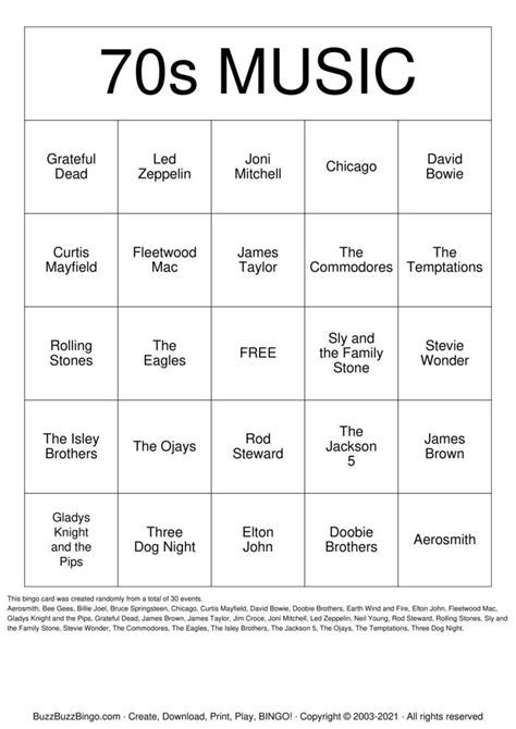 Music Bingo Cards to Download, Print and Customize!