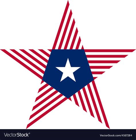 Abstract star with liberia flag colors and symbols