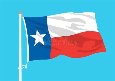 Waving Texas Flag Vector Stock Illustrations – 162 Waving Texas Flag ...