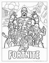 58 Fortnite Coloring Pages Free PDF Printables sketch template