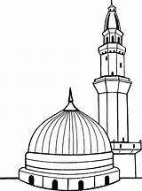 Mosque Outline Related Keywords Sketch Coloring Page sketch template