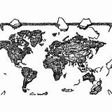 Collection 74 Best World Map Coloring Pages 100 Free Printables – Eroppa sketch template
